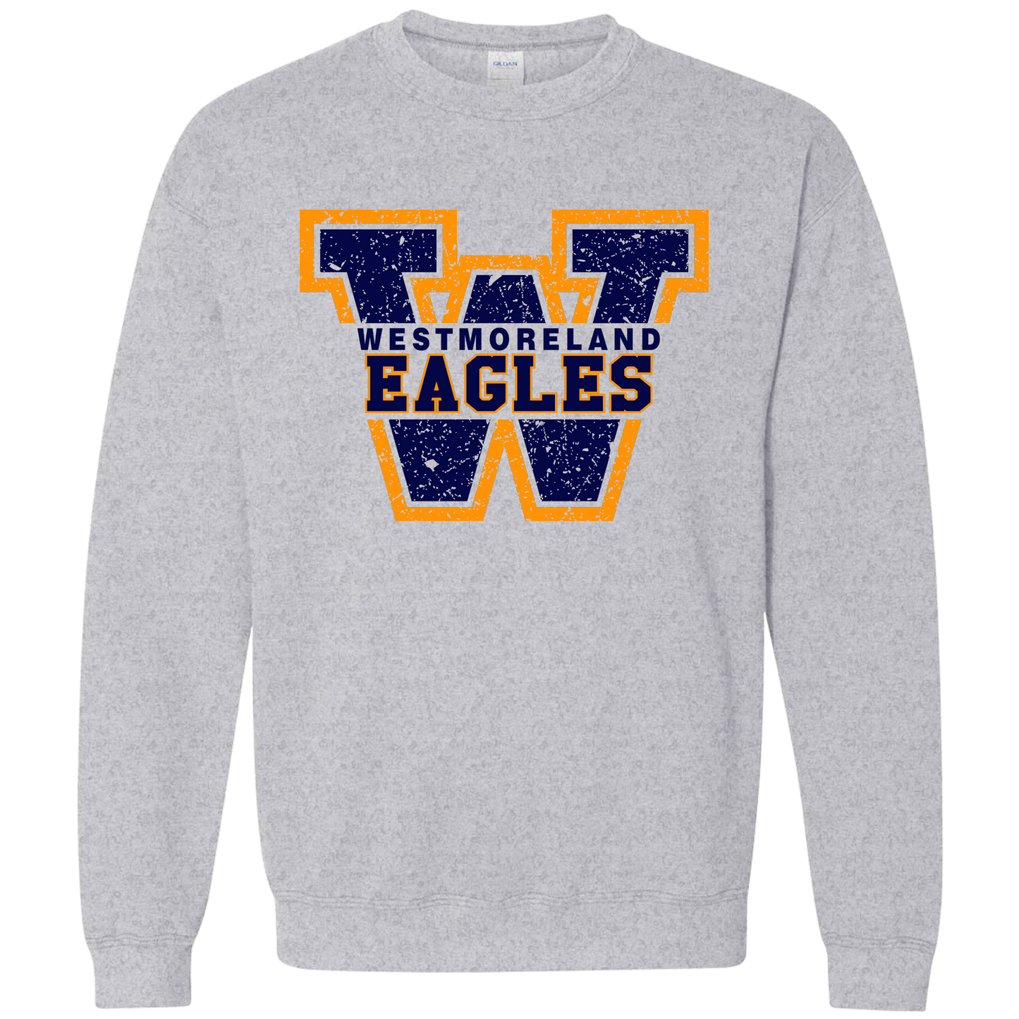 Grunge "W" Eagles Sweatshirt