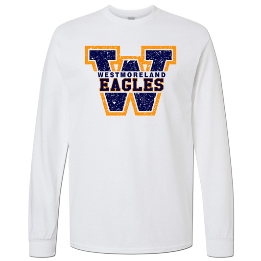 Grunge "W" Eagles Longsleeve T-Shirt